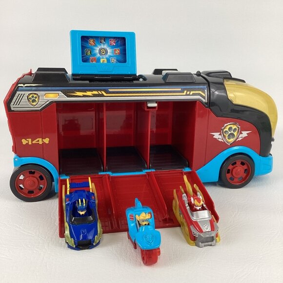 Spin Master Other - Paw Patrol Super Paws Mighty Cruiser Vehicle Launcher Mission Sound Effects 2019